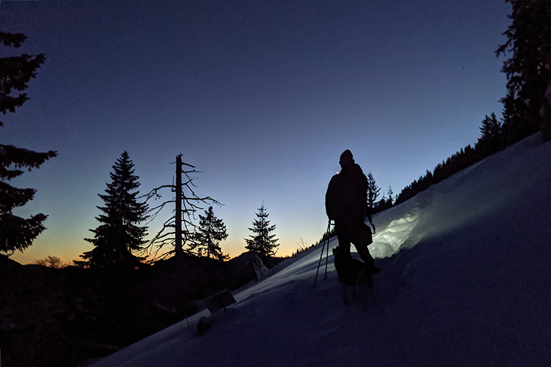 Auf dem Weg zur Tegernseer Hütte