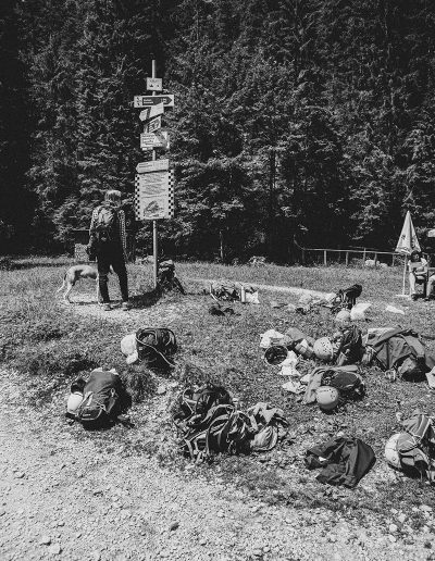 Reintalanger Hütte Aufstieg