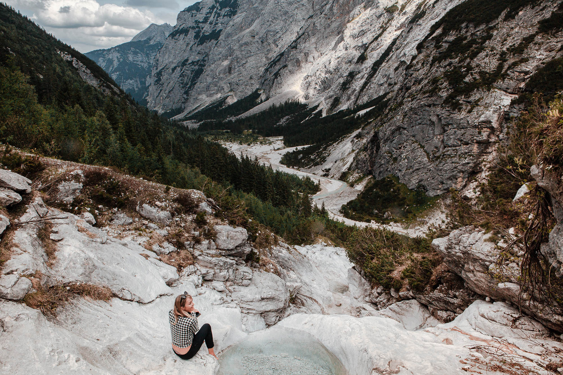 Reintalanger Hütte Aufstieg