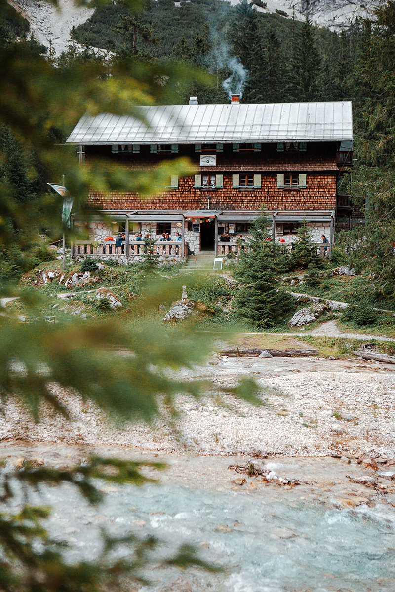 Reintalanger Hütte Strand