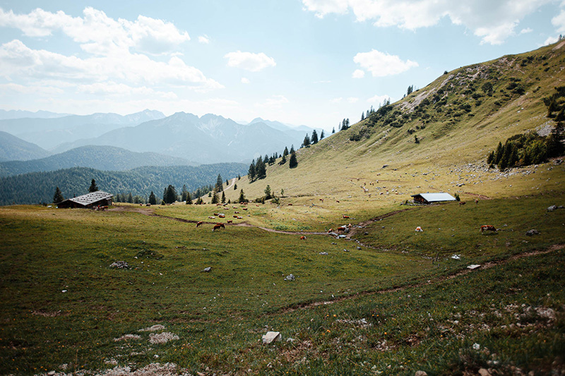 Rotwandhaus Aufstieg Pfanngraben