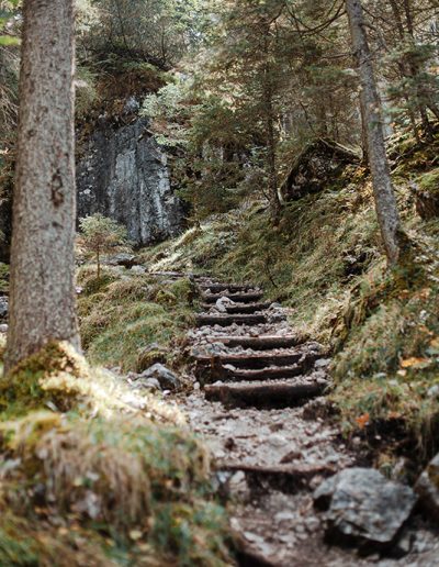 Aufstieg ins Oberreintal